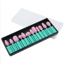 12 шт. маникюрная электрическая машина сверла пилка для ногтей Шлифовальная головка набор инструментов