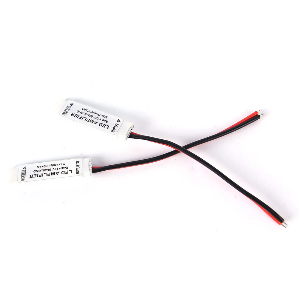 2pcs/lot 8-16V Mini Led Amplifier RGB For 5050 3528 RGB LED Strip Light Signal Amplifier 3*4A 144W Led Strip Accessory