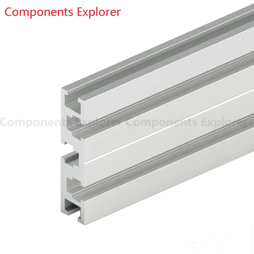 

Arbitrary Cutting 1000mm 1560G Aluminum Extrusion Profile,Silvery Color.