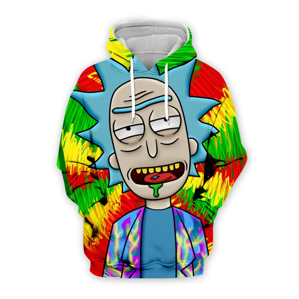 

Rick and Morty Jumper Fashion Hip pop 3D Hoodies Creative Harajuku Galaxy Printing Casual Hoody Funny Sweatshirt Size XS-7XL