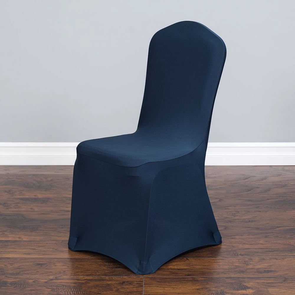 100pcs Navy Blue Stretch Indoor Chair Cover For Wedding Party Universal Banquet Hotel Decoration Free Shipping Cover Luggage Chair Covers For Office Chairschair Cover Fabric Aliexpress
