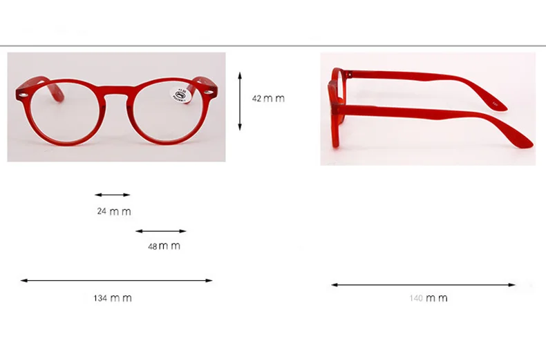 Imwete, ретро очки для чтения, для мужчин и женщин, круглые очки для чтения, женские, черные, красные очки, винтажные, ультралегкие очки, оправа