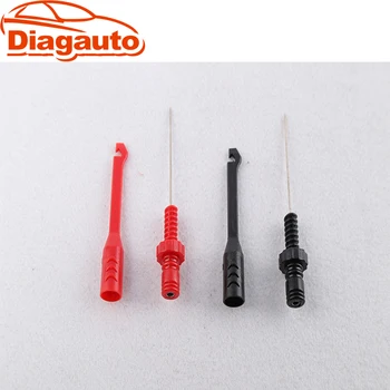 

120pcs/lot Insulation Piercing Probe Banana seat Heavy-Duty Insulation Piercing Probe Automotive test Clip with back probe