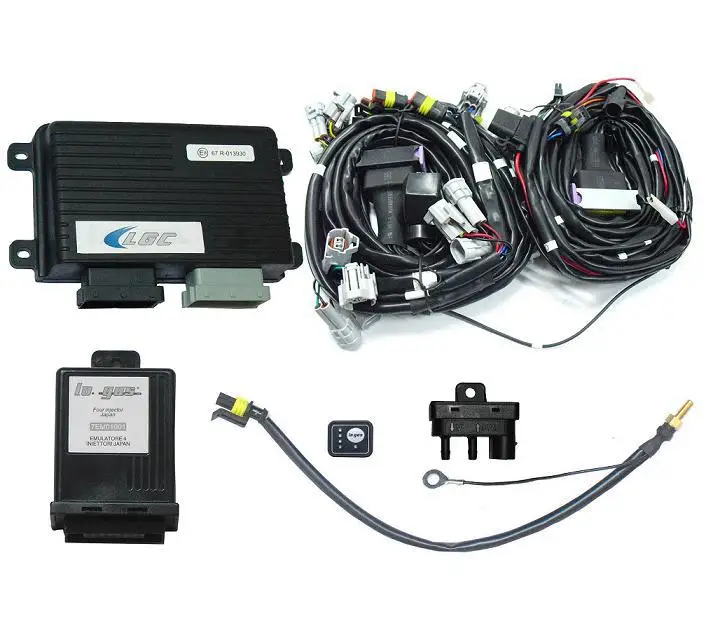 LPG/CNG двухтопливный ЭБУ Набор для V5/V6/V8 последовательная система впрыска бензиновых автомобилей