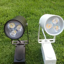3 Вт Iluminacao Светодиодный промышленный светильник, рельсовый Точечный светильник, 220 В, 110 В, теплый, холодный белый, для коммерческого магазина одежды, художественная галерея, лампа
