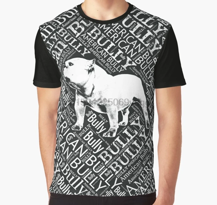 

All Over Print 3D Men Funny tshirt Women t shirt American Bully Word Art Graphic T-Shirt