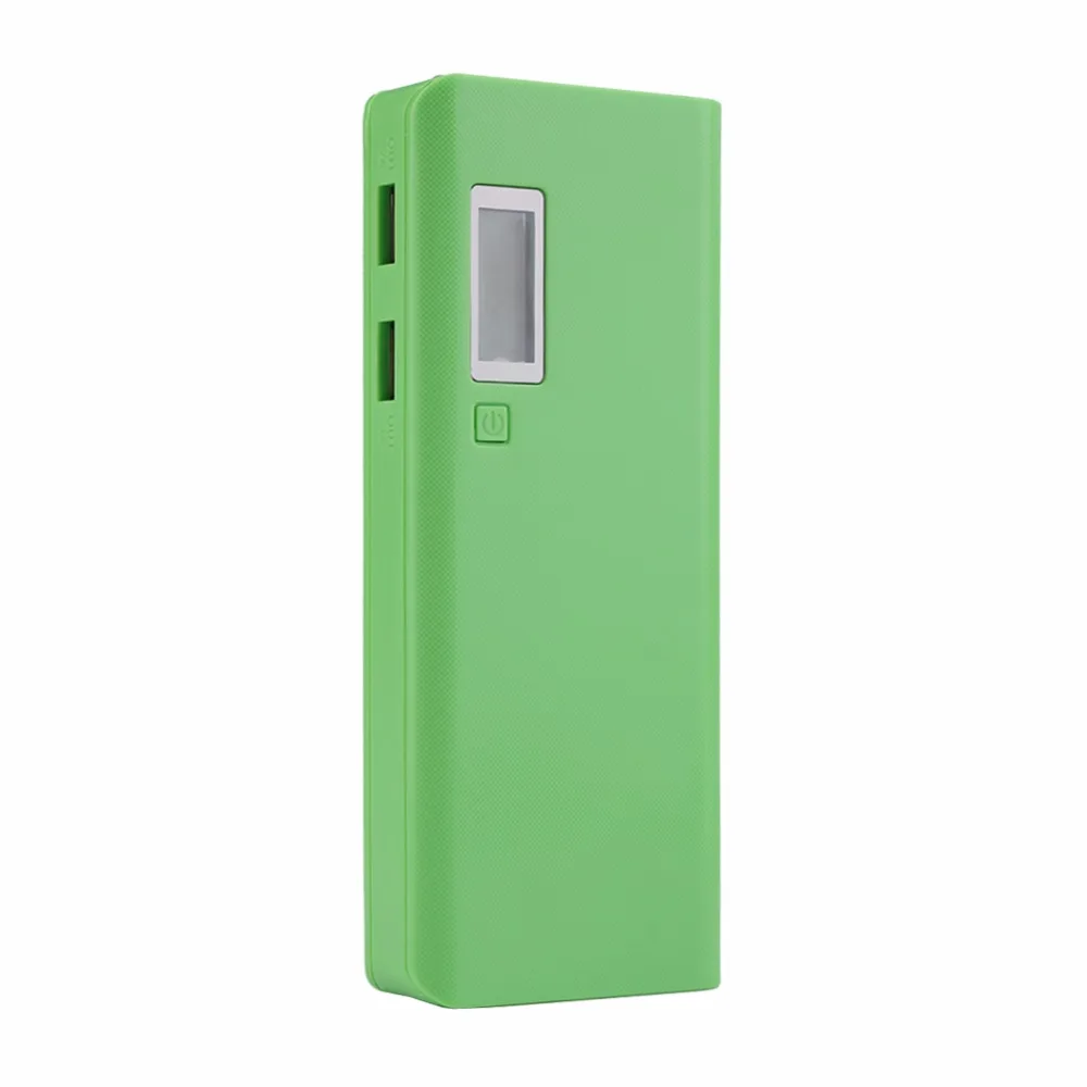 Двойной USB выход 5V 2A 5x18650 зарядное устройство Портативный ЖК дисплей Powerbank чехол