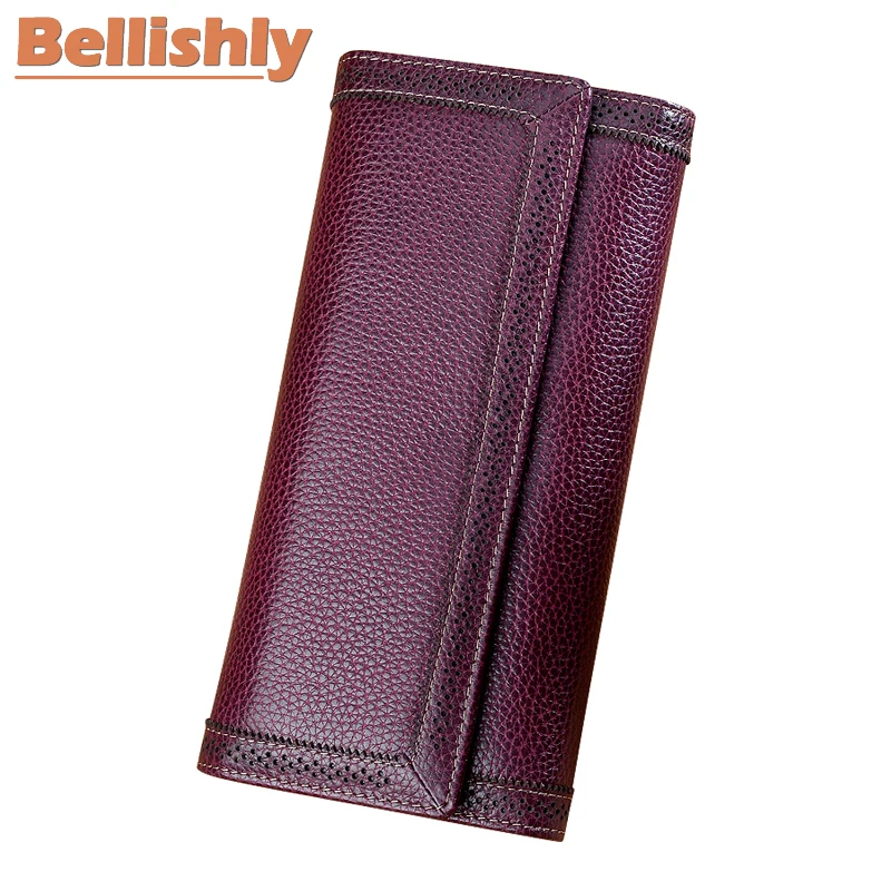 

Bellishly Women Long Clutch Wallet Large Capacity Wallets Female Purse Lady Purses Phone Pocket Card Holder Carteras craftsman