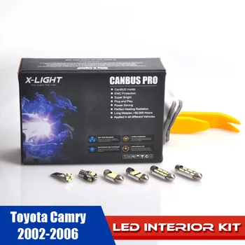 

11pcs Error Free Xenon White Premium LED Full Reading Light Kit for 2002-2006 Toyota Camry + Installation Tool with 5630 SMD