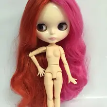 Стоимость смешанные волосы цельная кукла без одежды Blyth кукла, фабричная кукла, подходит для DIY Изменить игрушка BJD для девочек