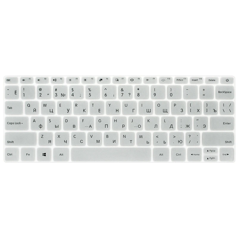 Силиконовая русская клавиатура чехол для Xiaomi mi ноутбука Air 12,5 13,3 Pro 15,6 Клавиатура для ноутбука Защитная пленка для Xiao mi 12 13