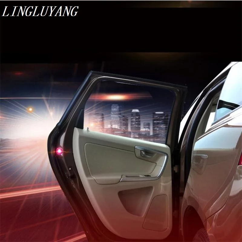 

LED car safety warning lights door flashing anti-collision lights anti-rear-end lights induction lights car-styling