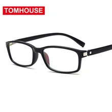 TR90 очки для чтения Для мужчин Для женщин Сверхлегкий черный оправы для очков+ 1,00+ 1,50+ 2,00+ 2,50+ 3,00
