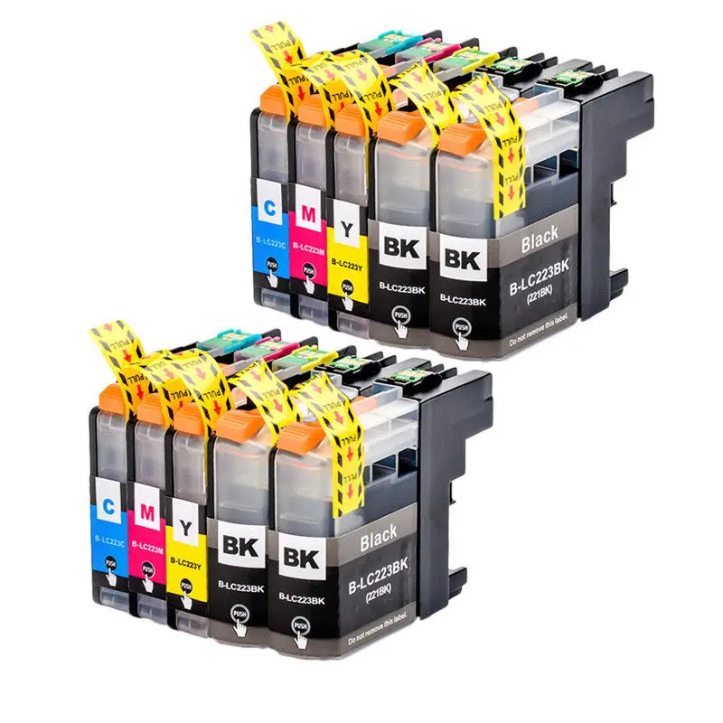 

10X LC223 ink cartridge compatible for Brother MFC J4420 J4620 J4625 J5320 5620 J5625 J5720 J480 J680 J880 DW DCP J4120 J562