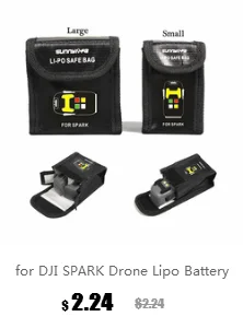 Для дрона DJJ Spark Lipo чехол для аккумулятора взрывозащищенный Безопасный мешок для хранения противопожарная защитная коробка Термостойкое излучение карман