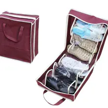Путешествия водонепроницаемый портативный обуви сумки вентиляции складной органайзер для хранения
