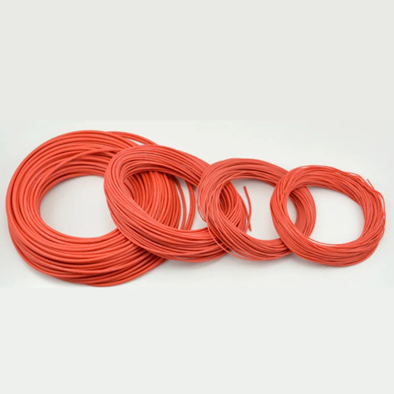 Силиконовый кабель Aerops красный черный 8AWG 10AWG 12AWG 14AWG 16AWG 18AWG 20AWG 22AWG термостойкий
