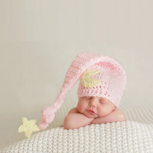 OkayMom новорожденный реквизит для фотосессии детская трикотажная длинная шапка с хвостом крючком Звезда Кепка Сейлор Мун для фотосессии детский альбом подарочные аксессуары