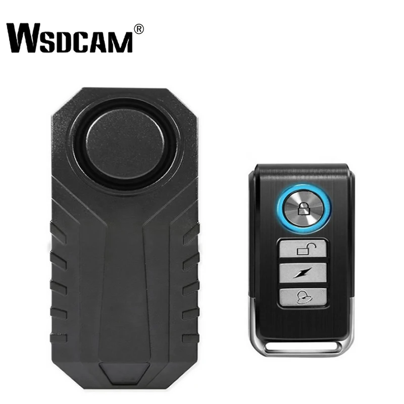 Kopen Wsdcam Waterdichte Afstandsbediening Bike Motorcycle Elektrische Auto Voertuig Veiligheid Anti Verloren Herinneren Trillingen Waarschuwing Alarm Sensor