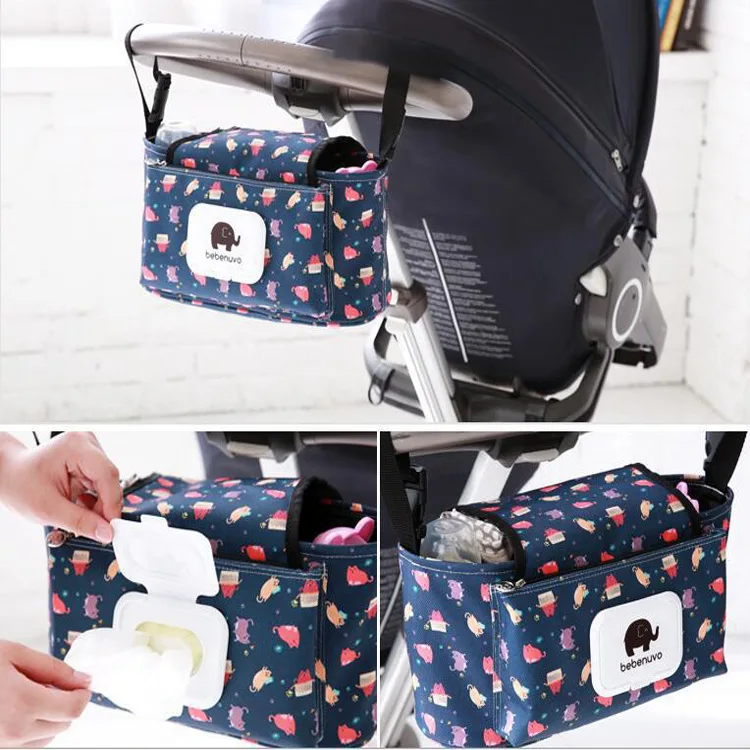Baby Stroller hanging basket Organizer Wheelchair Stroller Accessories