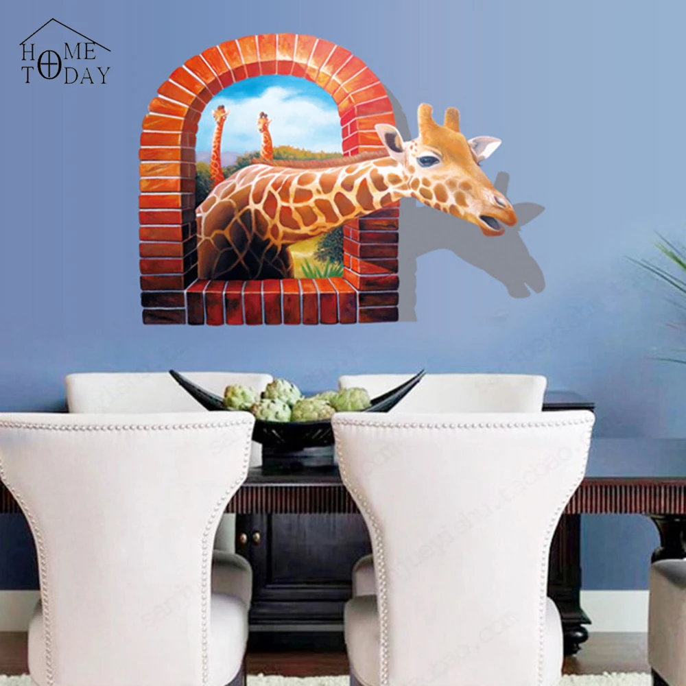 animal print stickers for wall