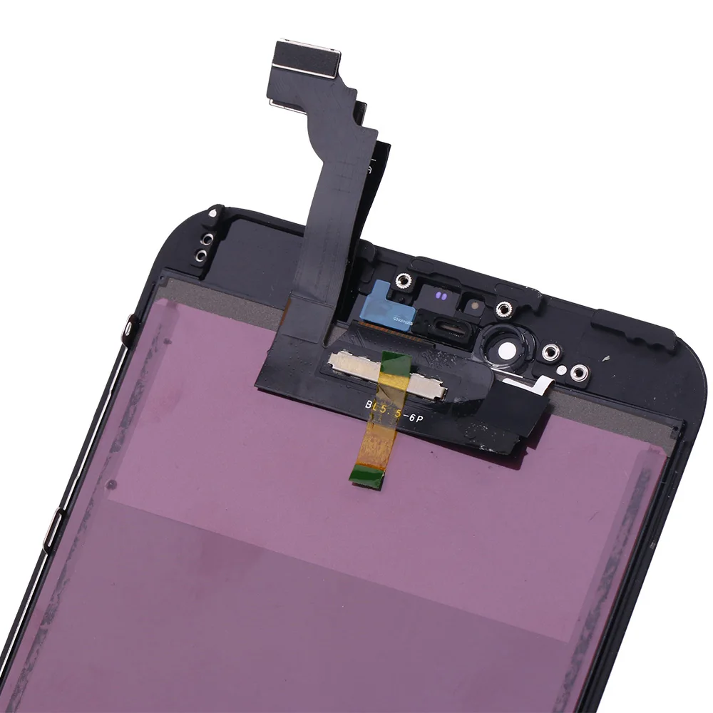 5 шт. ЖК дисплей ecran для iPhone 6 сменный экран 6s дигитайзер сборка + закаленное стекло