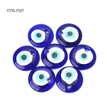 1 шт. 30/40/50 мм классический синий Стекло evil eye Цепочки и ожерелья подвеской Модные Простые сглаза очарование для DIY ювелирное Интимные аксессуары