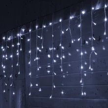 SVELTA Garland Fairy LED Curtain Festoon lights 10M 320 led String lights For Living Room Garden And Backyard Holiday Decoration SVELTA Garland Fairy LED Curtain Festoon lights 10M 320 led String lights For Living Room Garden And Backyard Holiday Decoration
