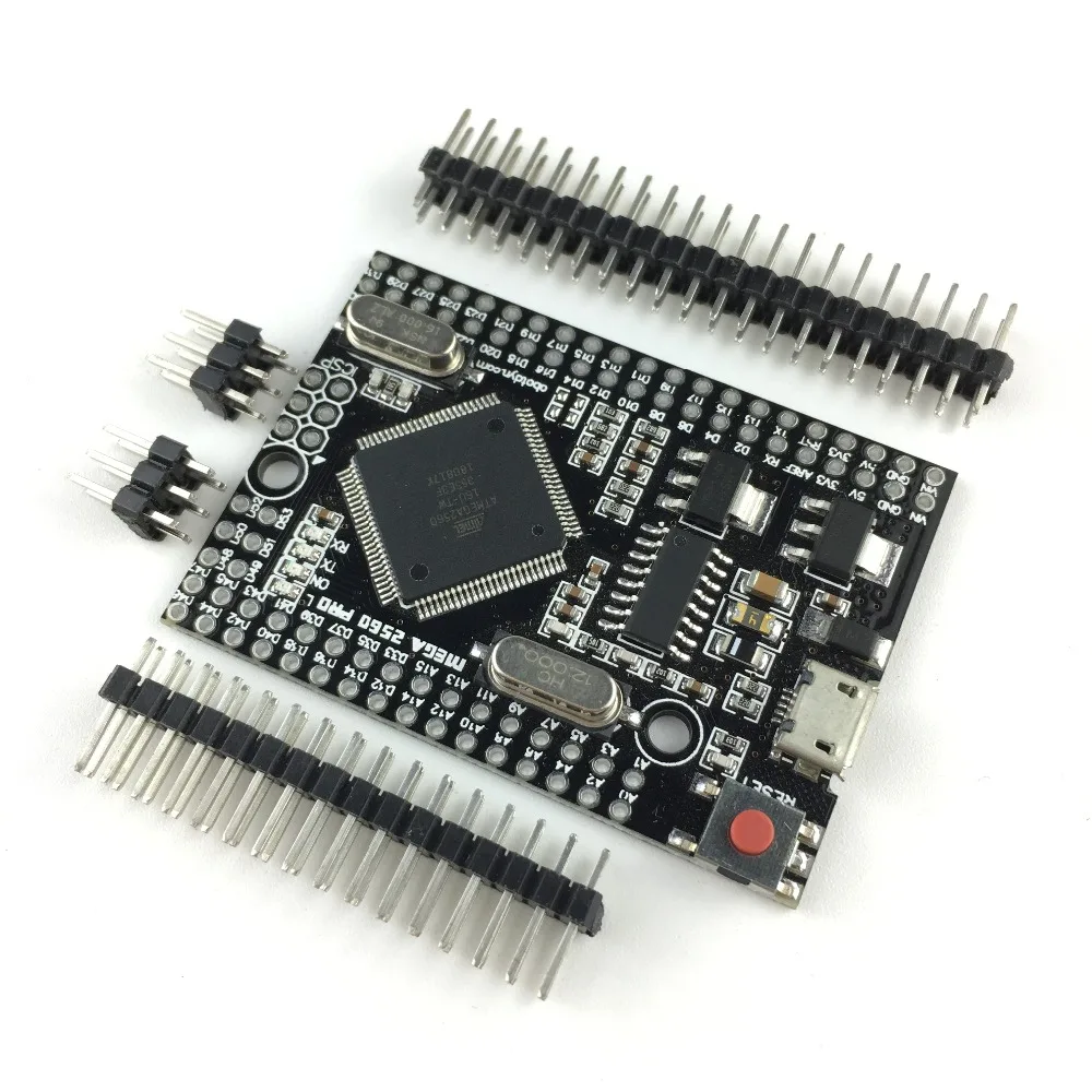 Mega 2560 PRO MINI 5V Embed CH340G ATmega2560 16AU mega2560 с разъемами совместимыми arduino 2560|Интегральные