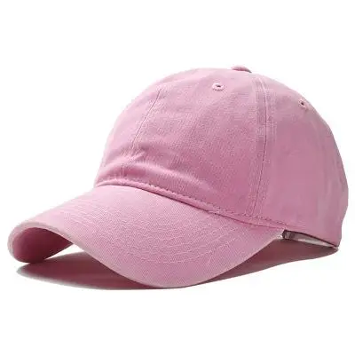 COKK пустая хлопковая вымытая бейсболка для женщин и мужчин, бейсболка кепки в стиле хип-хоп, Повседневная шляпа для отца, Женская Бейсболка, кепка s 11,11, головные уборы - Цвет: Pink