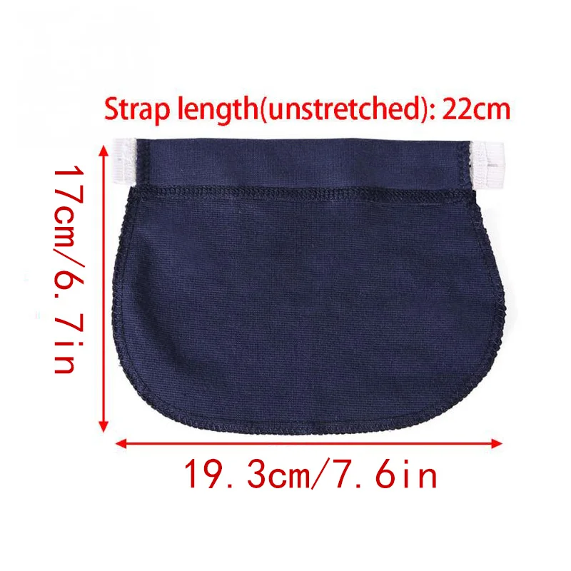 Mother Loose Pants Belt Maternity Pregnancy Waistband Belt Soft Adjustable Elastic Pants Lengthening Waist Extenders Button