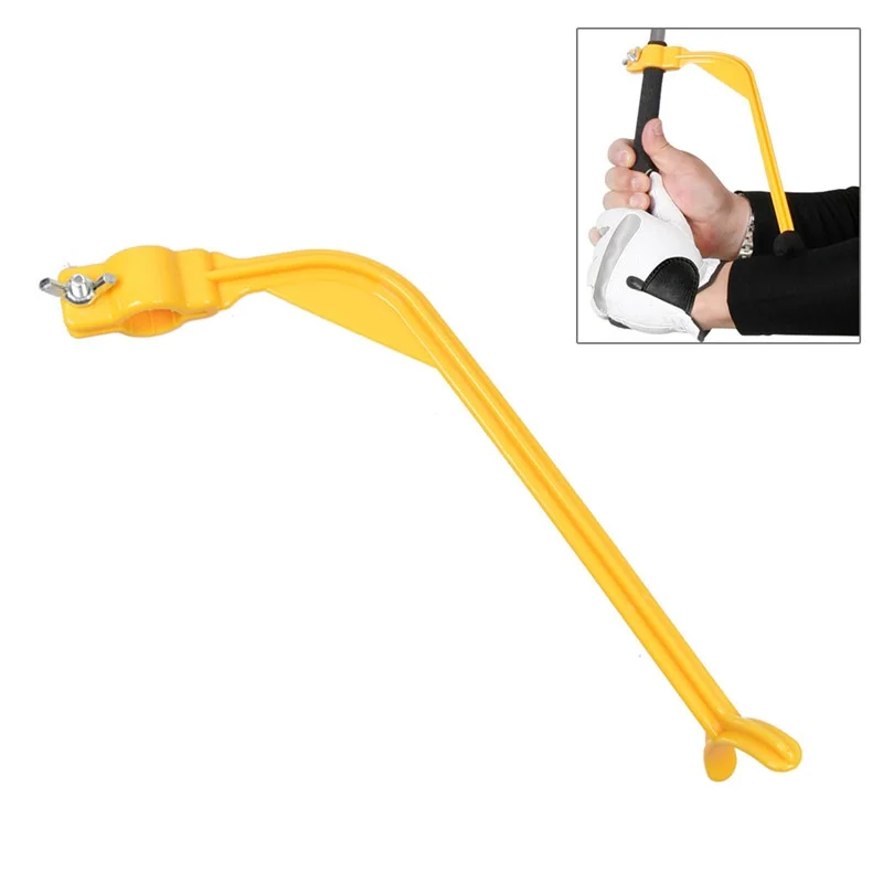 Golf Practice Guide Golf Swing Trainer Beginner Alignment Golf Clubs Gesture Correct Wrist Training Aids Tools Golf Accessories