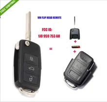 1J0 959 753 AH CABEZA FLIP TRANSMISOR REMOTO CLAVE PARA 2002-2005 VOLKSWAGEN PASSAT