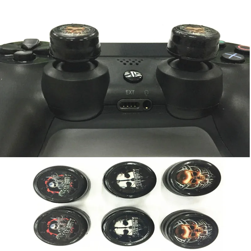 Skull Ghost Jelly Pro Cap 4 For Sony Playstation 4 Ps4 Pro Slim