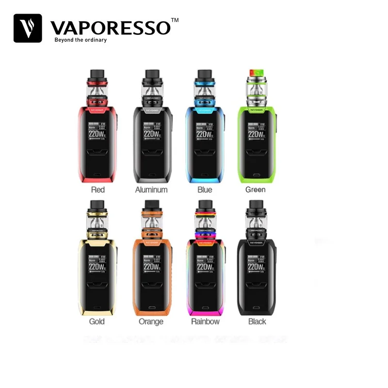Vaporesso Revenger 220W TC Box Mod Kit 5ML Vape Tank Vaporizer Electronic Cigarette Vaper Elektronik Sigara 510 Vaporizador Vaporesso Revenger 220W TC Box Mod Kit 5ML Vape Tank Vaporizer Electronic Cigarette Vaper Elektronik Sigara 510 Vaporizador