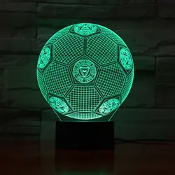 KSV Holstein Киль футбол 3D лампа RGB комнаты Декоративные лампы для детей комплект Немецкий футбол FC светодиодный ночник дропшиппинг 2019