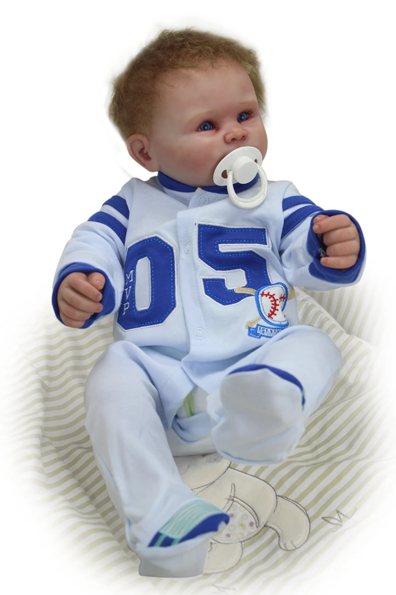 Реалистичная силиконовая кукла младенец 55 см|realistic baby boy dolls|reborn dollsbaby doll |