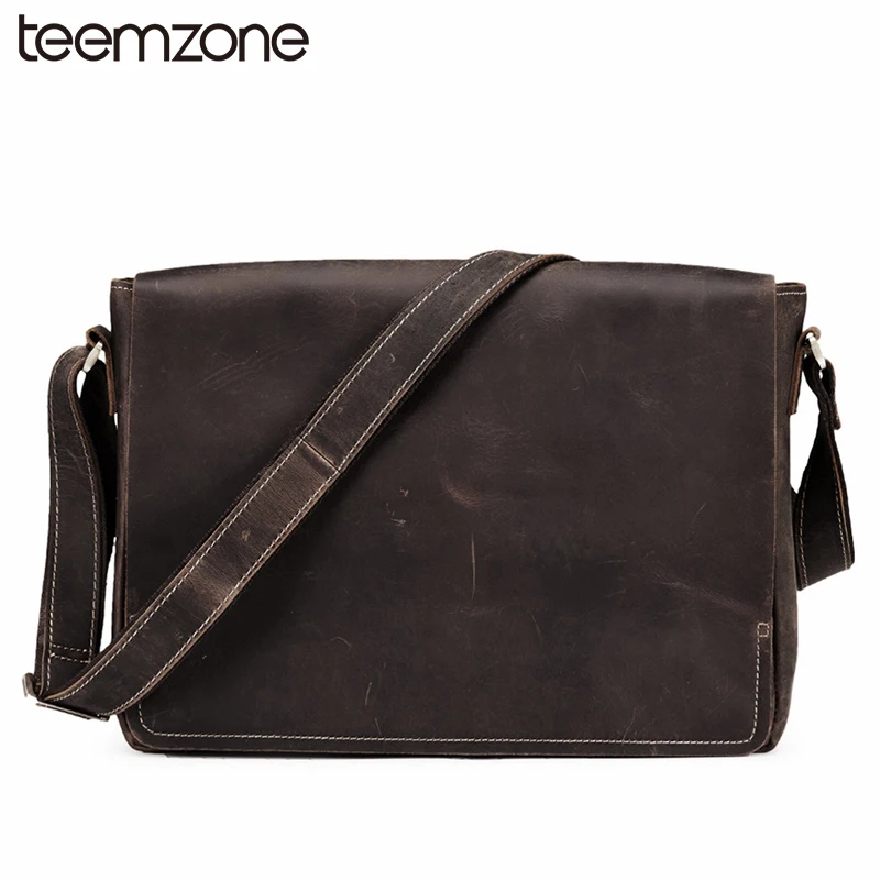 European style men s crazy horse leather vintage zipper hasp zipper