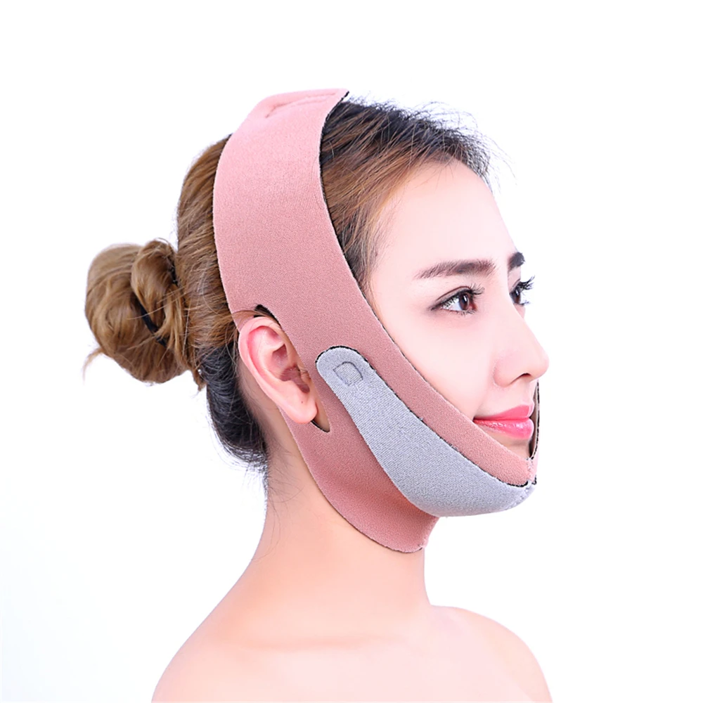 Sleeping font b Slimming b font Massage Face Lift Slim Band Slimmer Neck Exerciser Chin Reduce
