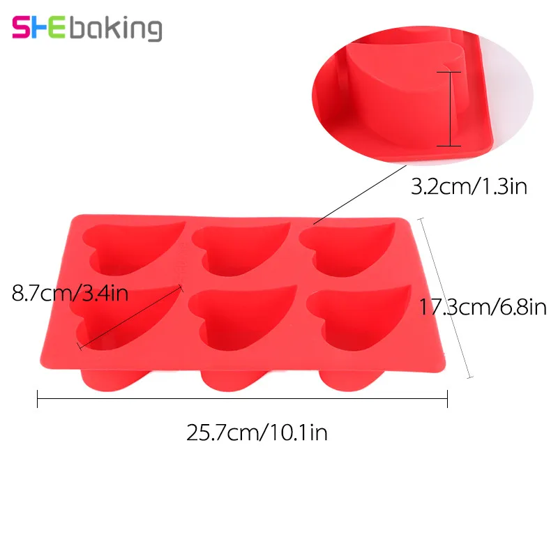 Форма для выпечки в форме сердца, форма для пудинга, силиконовая форма для торта, 3D форма для выпечки, набор для приготовления шоколада, формы для украшения торта, инструменты для выпечки