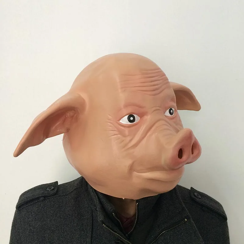 Halloween Pig Face Mask Christmas Muffle Dance Performance Pig Face Mask for Halloween Party