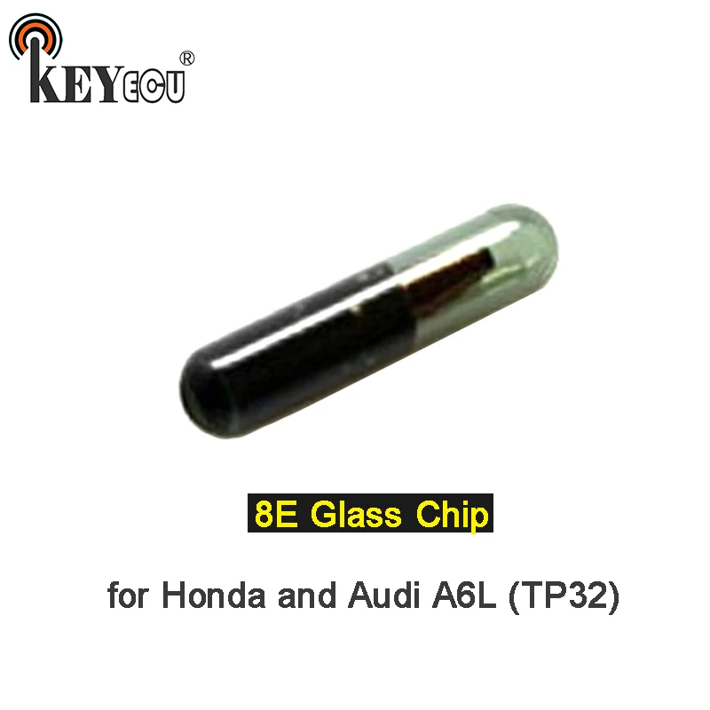 

KEYECU 1x/ 2x 8E Chip Glass Transponder Remote key Chip Car key Chip for Honda and Audi A6L (TP32)