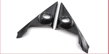 

High Quality ABS decorative cover carbon fiber door trim stereo speakers sequins 2016 2017 for Honda Civic Typer