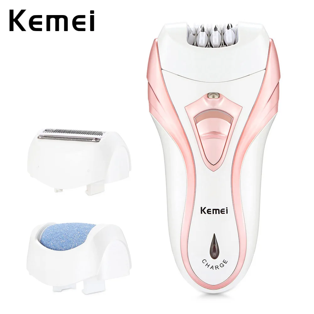 Kemei KM 3010 3 в 1 перезаряжаемый электрический эпилятор многоцелевой беспроводной