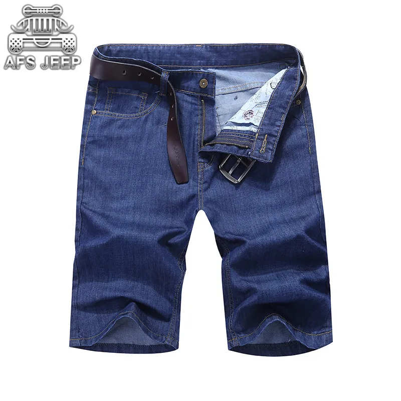 Brand AFS JEEP Men Jeans Denim Shorts Plus Size 42 Straight Washed ...