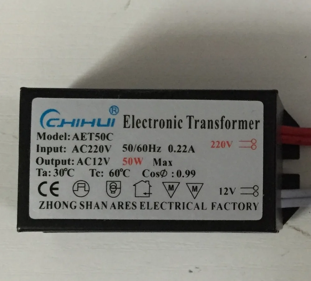 10pcs/lot Inexpensive Sufficient Power Electronic Transformer For Halogen Lamp AC 220V To AC 12V 50W 3 year warranty! dry three phase intelligent servo drive electronic transformer 380v to 220v ac voltage conversion 2 5 8kw