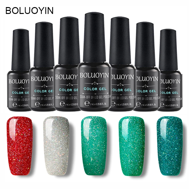 

Neon Emerald Gel Polish Nail Art Semi permanent Gel Varnish Primer Nails Art Manicure Lucky Colors Rainbow Gel Nails Polish