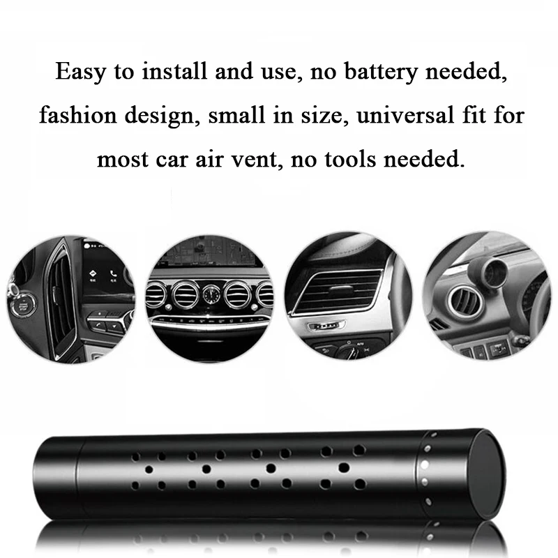 New Car Air Freshener Natural Solid Perfume Fragrance Auto Air Diffuser Vehicle Conditioning Vent Outlet Clip Aromatherapy Clamp New Car Air Freshener Natural Solid Perfume Fragrance Auto Air Diffuser Vehicle Conditioning Vent Outlet Clip Aromatherapy Clamp