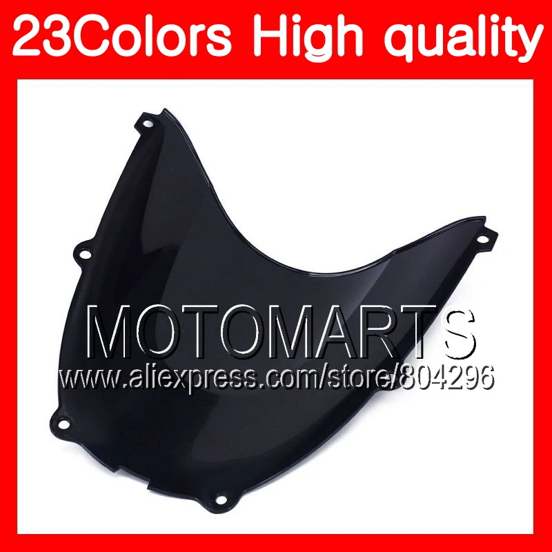23Colors Windscreen For YAMAHA YZF600R 96 97 98 99 00 01 YZF-600R YZF 600R 02 03 04 05 06 07 Chrome Black Clear Smoke Windshield |
