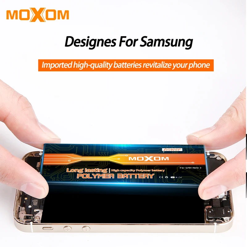 Аккумулятор MOXOM для SAMSUNG Galaxy Note3 аккумулятор N9000/N9005/N900A/N900/N9002/N9008/N9009 литий ионный 3200